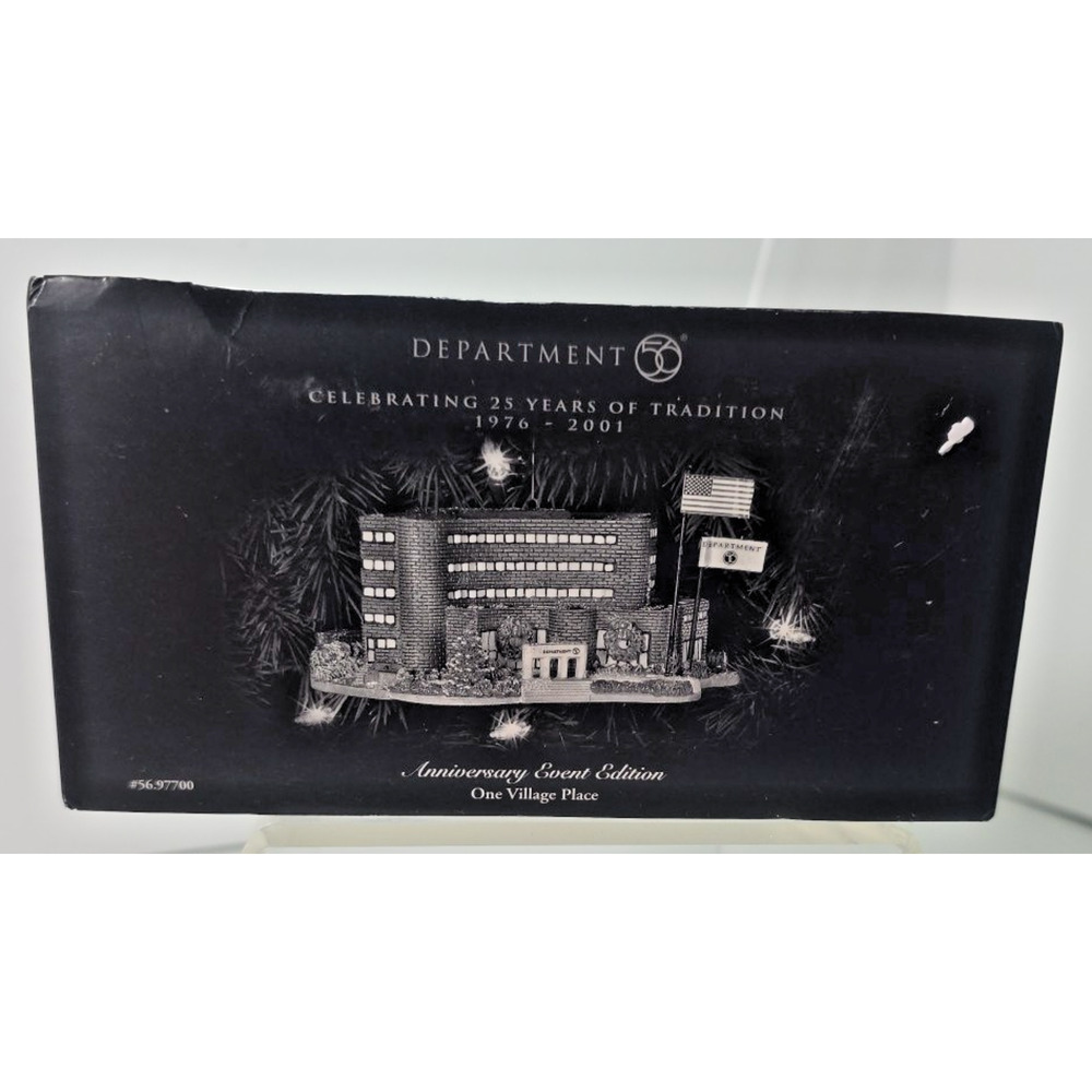 Dept 56 ONE VILLAGE PLACE 25th Anniversary Event Edition #56.97700 Ornament